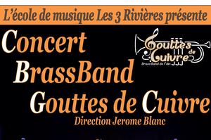 photo Concert du Brass Band de l'Ain Gouttes de Cuivre