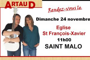 photo Messe festive avec Jean Paul et Brigitte Artaud