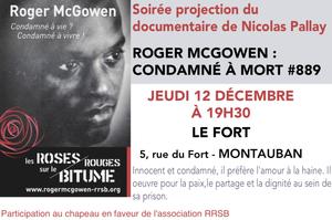 photo Projection du documentaire ROGER MCGOWEN CONDAMNÉ À MORT #889