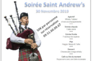 Soirée Saint Andrew (Fête nationale écossaise