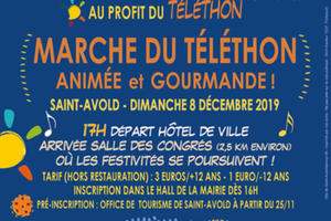 Marche Téléthon animée et gourmande