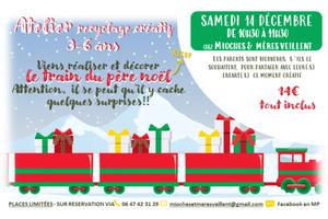 Atelier de recyclage créatif : le train du père noël