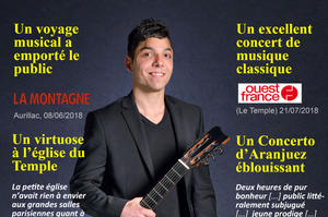 Récital du guitariste classique Raphaël Mata