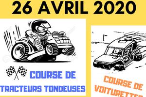 COURSE TRACTEURS TONDEUSES et VOITURETTES