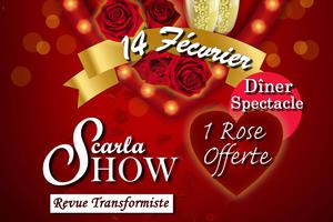 St Valentin  - Dîner Spectacle cabaret