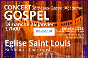 Concert Bordeaux Gospel Academy - Les Gospelleries
