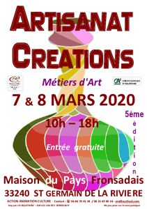 salon METIERS D'ART 2020