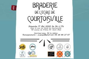 photo braderie de l'école de Courtoisville