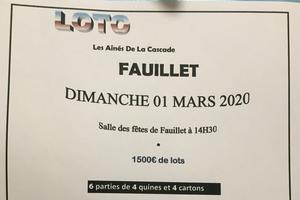 GRAND LOTO FAUILLET