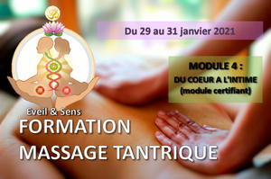 Stage Formation Massage Tantrique Module 4 : Du Cœur à l’Intime