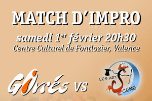 photo Match d'improvisation - Givrés vs Les ArtScène