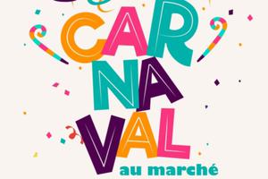 Le marché et ses commerçants fêtent Carnaval