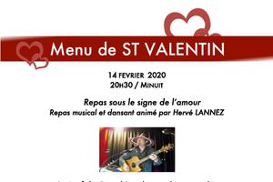 photo Menu de ST VALENTIN