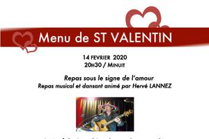 photo Menu de ST VALENTIN