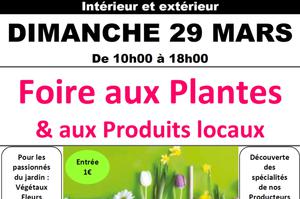 FOIRE AUX PLANTES ET AUX PRODUITS LOCAUX