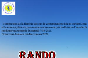 RANDO GOURMANDE PÉNESTIN 2021