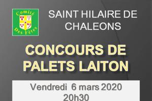 Concours de palets laiton