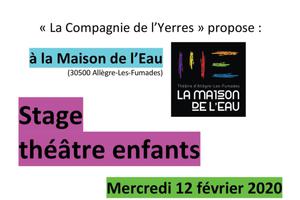 Stage de théâtre enfants - La maison de l'eau