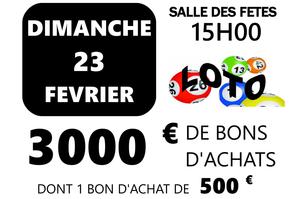 2 ème Loto de la Générosité 3000 euros à gagner