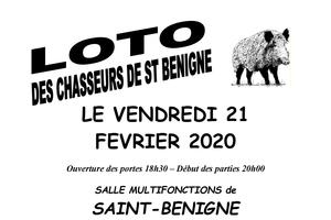 Loto des chasseurs de Saint Bénigne
