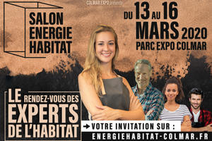 Salon Énergie Habitat 41ème édition du 13 au 16 mars à Colmar