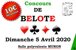 Concours de belote - Muron