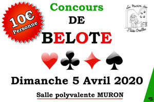 photo Concours de belote - Muron