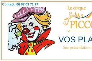 Spectacle du cirque Piccolino à Lavoux