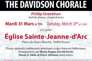 photo RECITAL DE LA DAVIDSON CHORALE DES ETATS UNIS