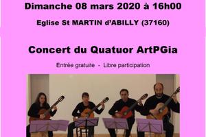 photo Concert du Quatuor ArtPGia