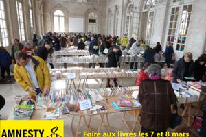 Foire aux Livres à Commercy, les 7 et 8 mars 2020 pour Amnesty International