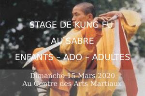 Stage de Kung Fu au Sabre