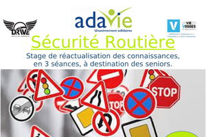 photo Stage sécurité routière à destination des seniors.