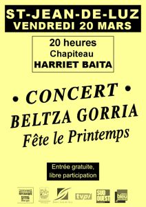 photo Beltza Gorria fête le printemps