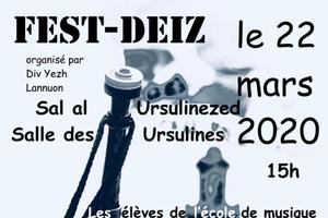 photo Fest-deiz Ar re yaouank war al leureunn / Les jeunes sur scène