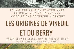 Exposition sur les origines de Vineuil et du Berry