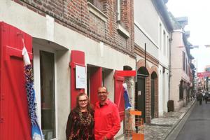 Galerie Entre tissu et papier à Honfleur