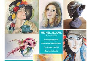 Exposition de peintures par Michel Alloul et ses invités