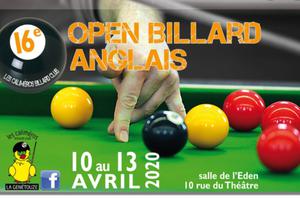 16èmr open de billard anglais