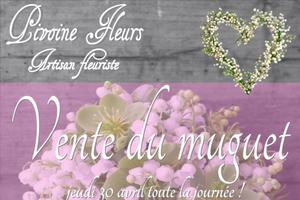 photo Vente du Muguet chez Pivoine Fleurs!