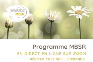 Méditation pleine conscience - programme MBSR en ligne