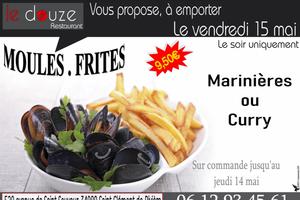 Soirée Moules - Frites, à emporter !