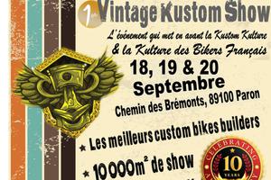 18, 19 & 20 Septembre, Le Vintage Kustom Show