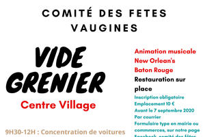 VIDE GRENIER de VAUGINES avec animation New Orlean's