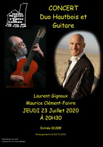 6eme concert des jeudis musicaux de Luchon - Hautbois et Guitare