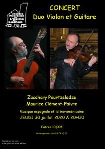 photo 7eme concert des jeudis musicaux de Luchon - Violon et Guitare