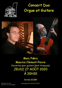 photo 10eme concert des Jeudis musicaux de Luchon - Orgue et Guitare
