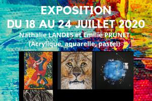 photo Exposition peintures (acrylique, aquarelle et pastel)