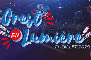 Crest en Lumière - 14 juillet 2020