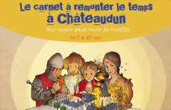 Visite de Châteaudun avec le carnet à remonter le temps